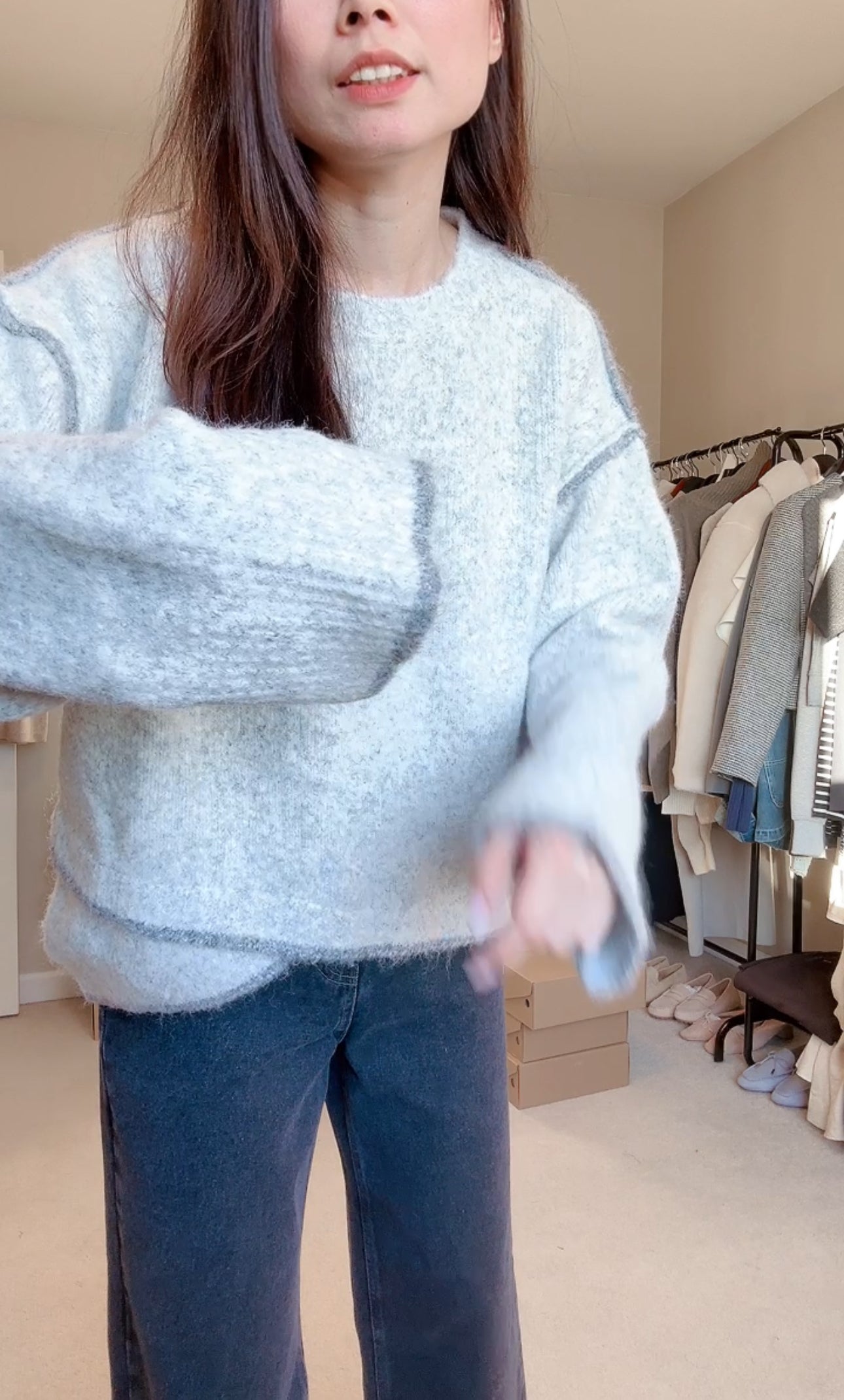 SPLICING SWEATER