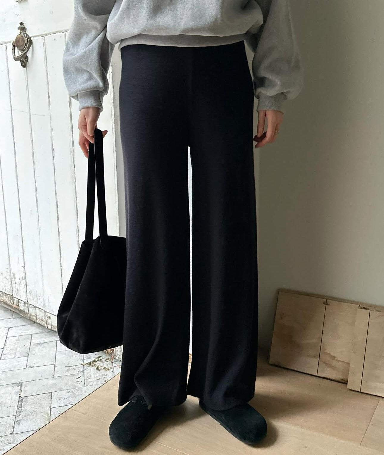Soft knit pants