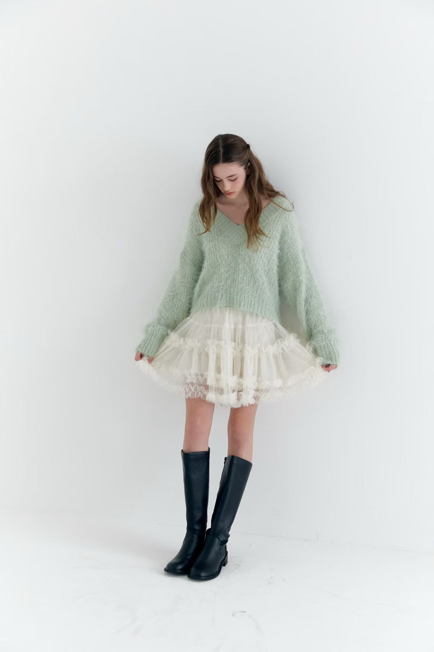 Fluffy Knit Wear