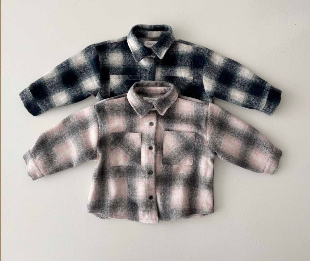 [KIDS] Thick Plaid Shirt