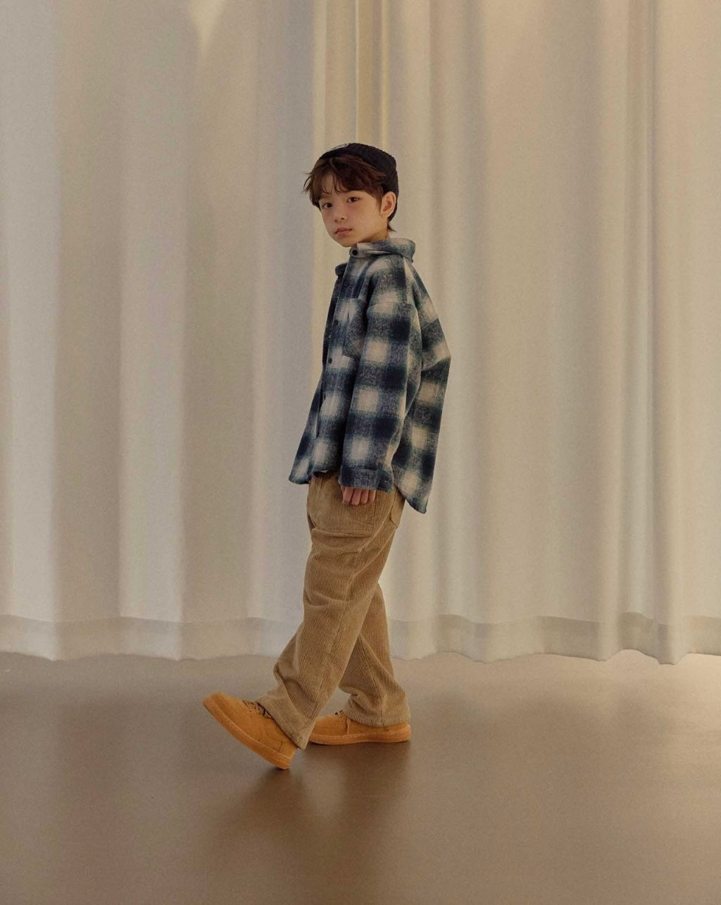 [KIDS] Thick Plaid Shirt