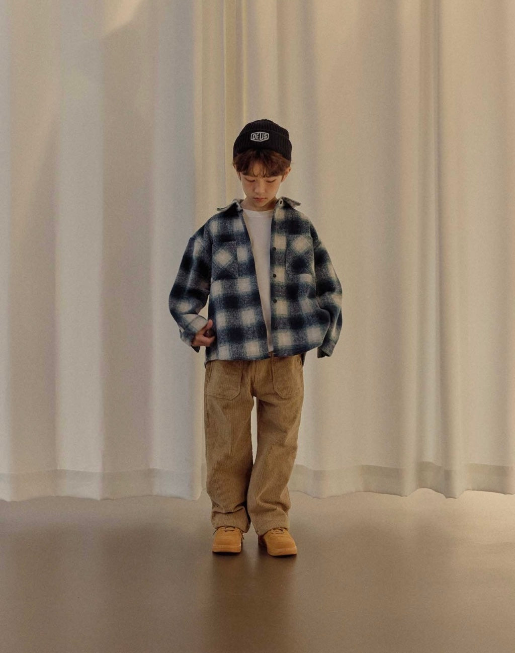 [KIDS] Thick Plaid Shirt