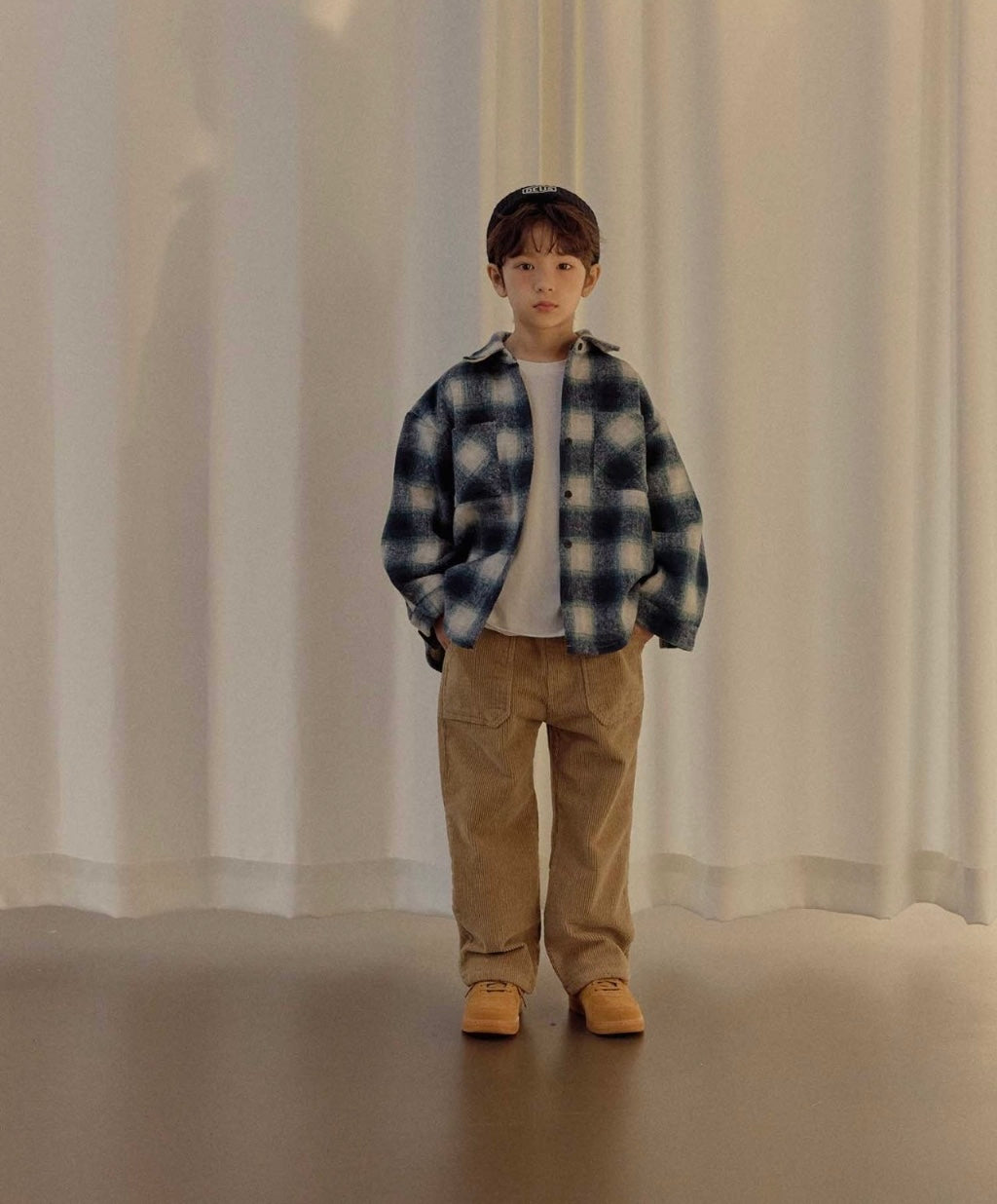[KIDS] Thick Plaid Shirt