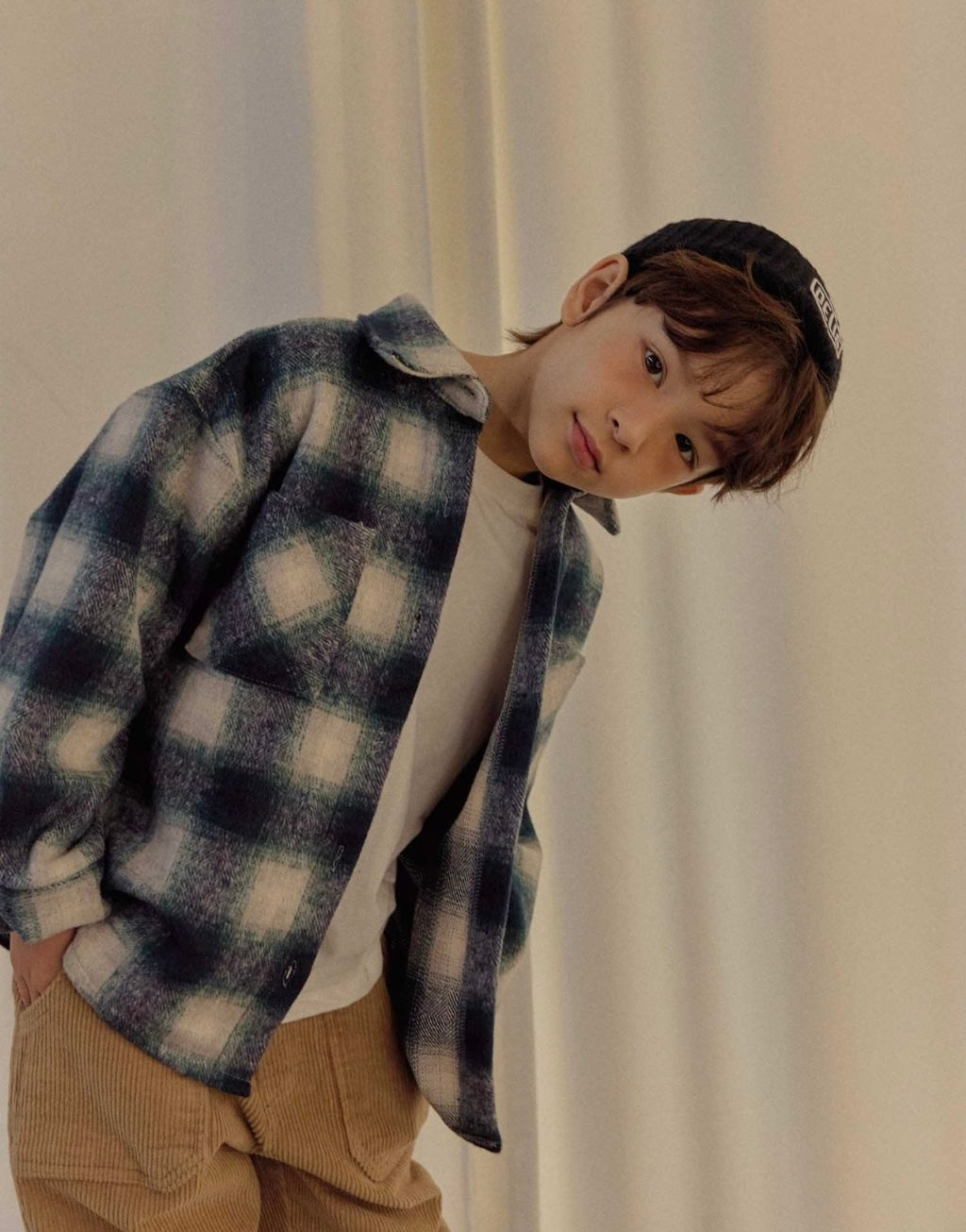 [KIDS] Thick Plaid Shirt