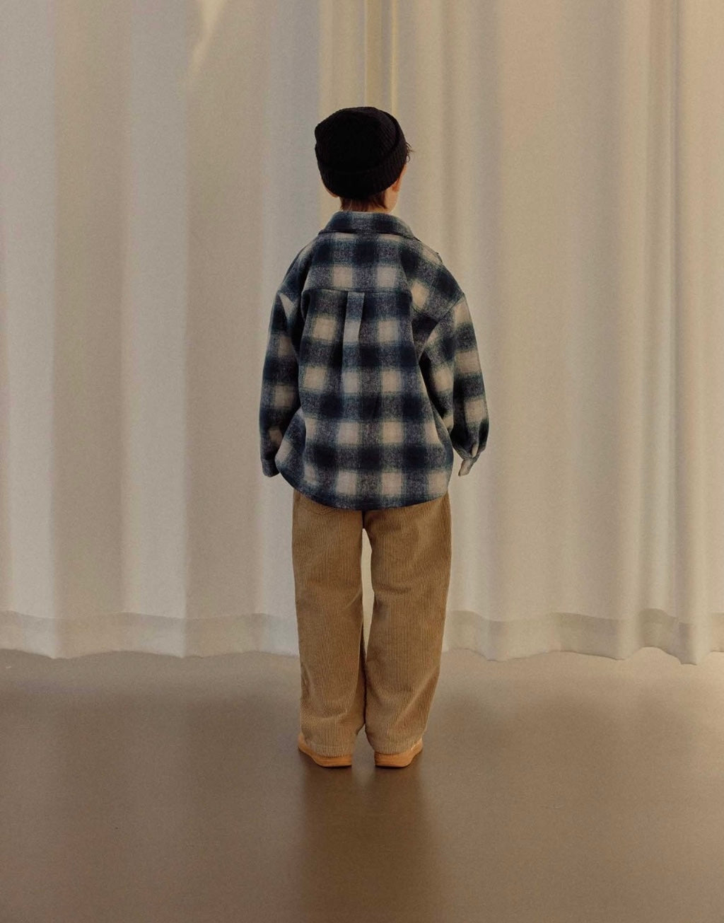 [KIDS] Thick Plaid Shirt