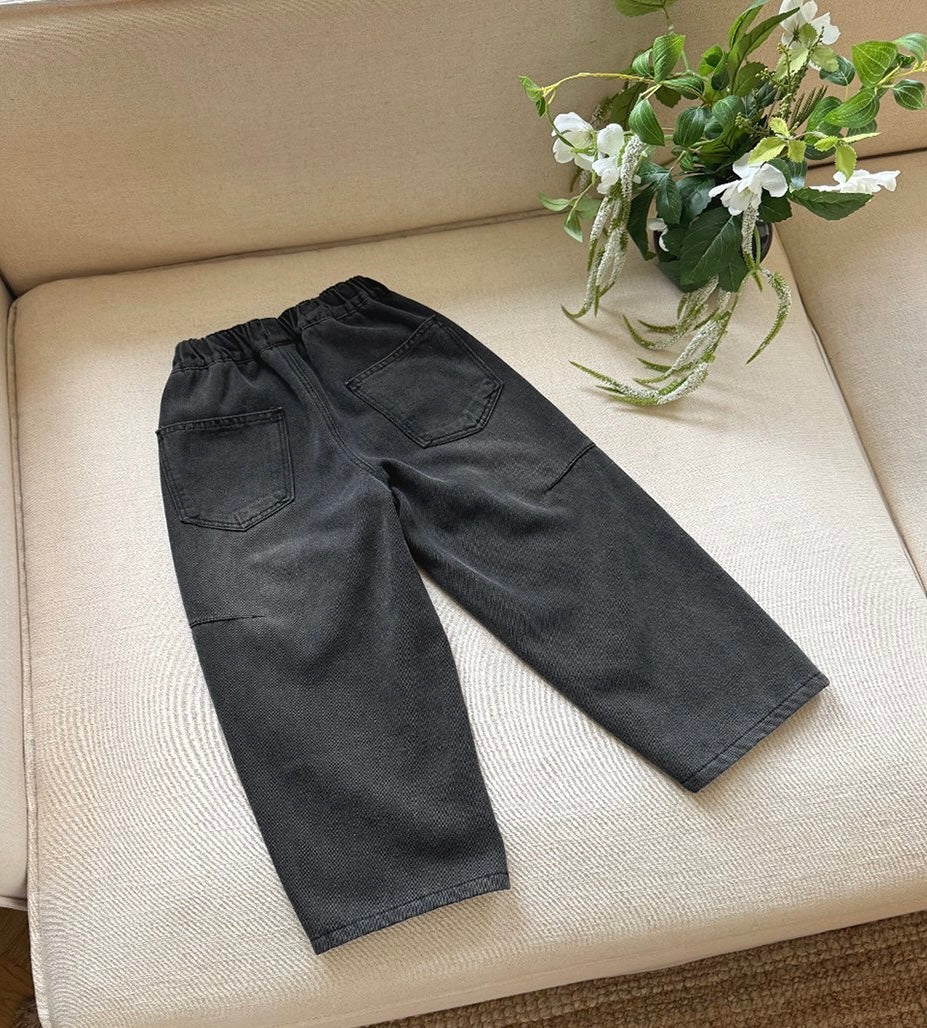 [KIDS] Brushed Fleece Denim Jeans