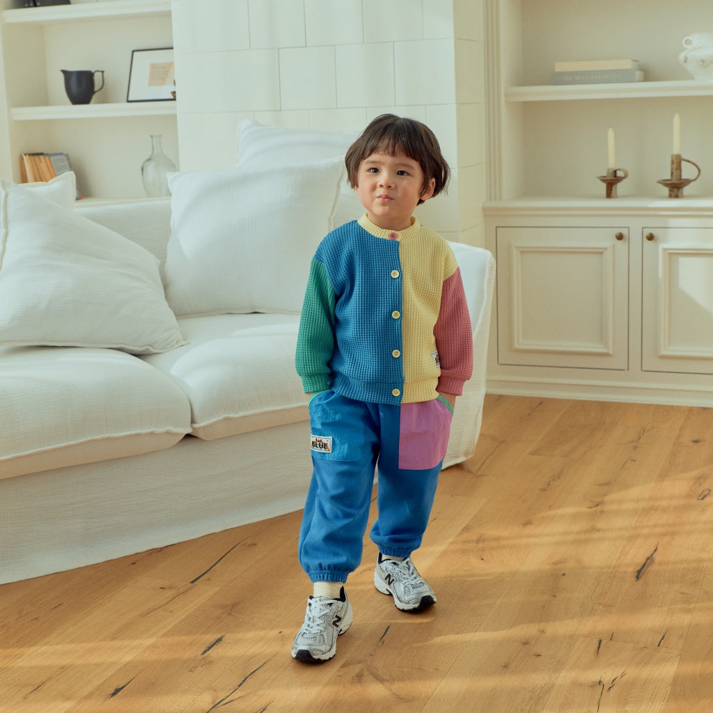 [KIDS] Color-block cardigan
