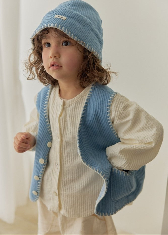 [KIDS] DENIM STYLE VEST