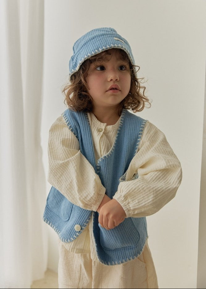 [KIDS] DENIM STYLE VEST