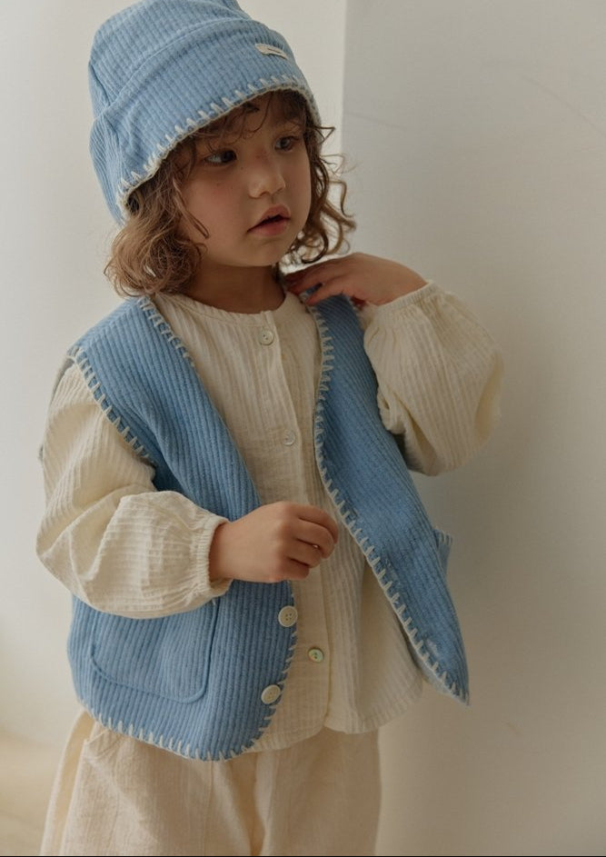 [KIDS] DENIM STYLE VEST