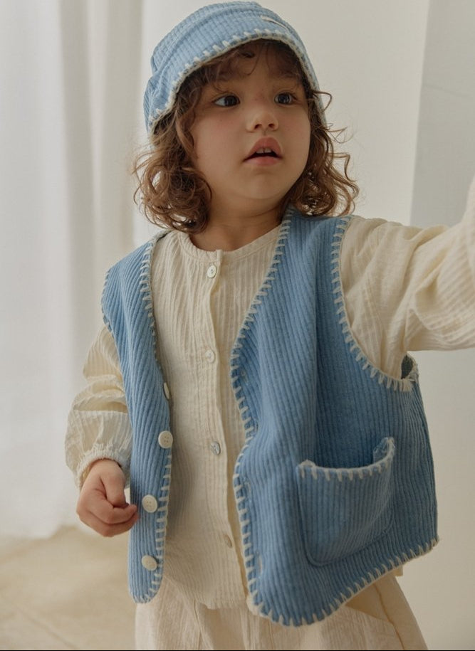 [KIDS] DENIM STYLE VEST