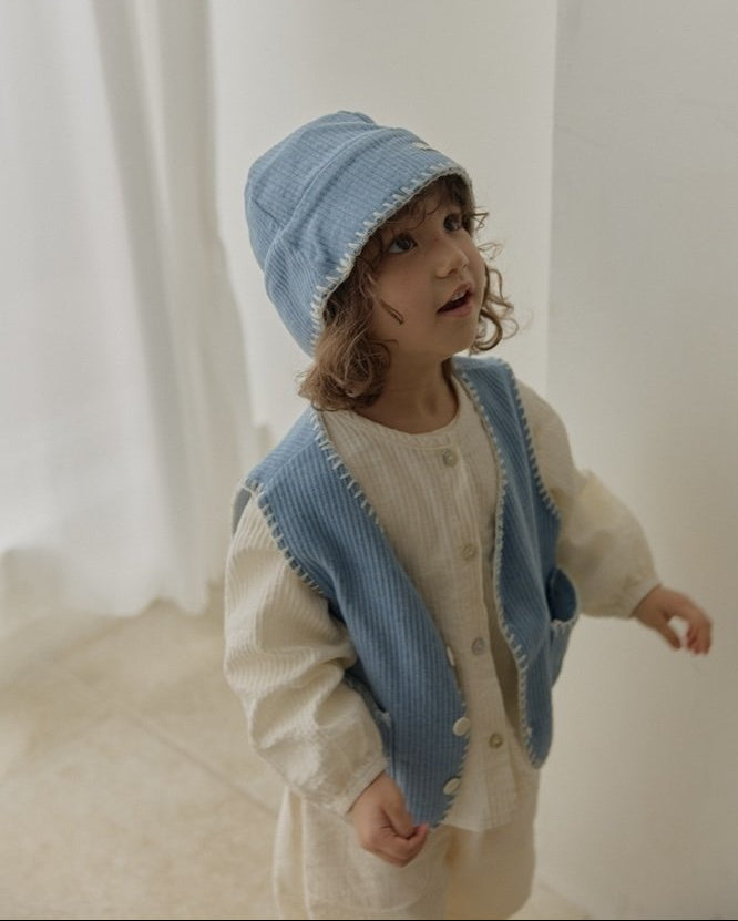 [KIDS] DENIM STYLE VEST