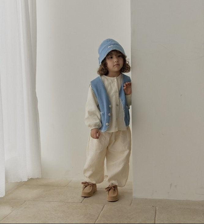 [KIDS] DENIM STYLE VEST