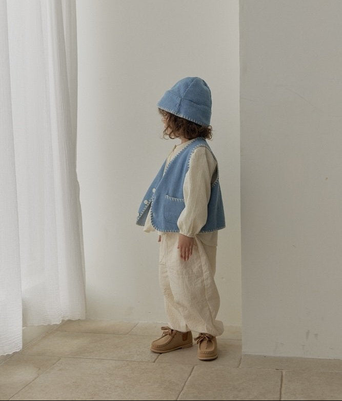 [KIDS] DENIM STYLE VEST