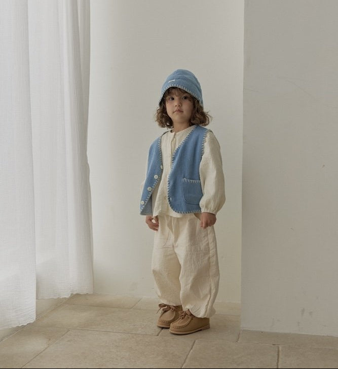 [KIDS] DENIM STYLE VEST