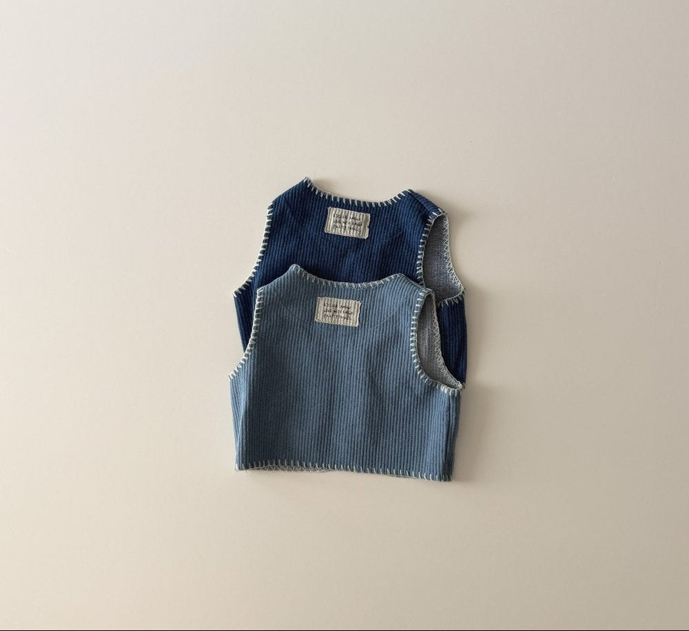 [KIDS] DENIM STYLE VEST