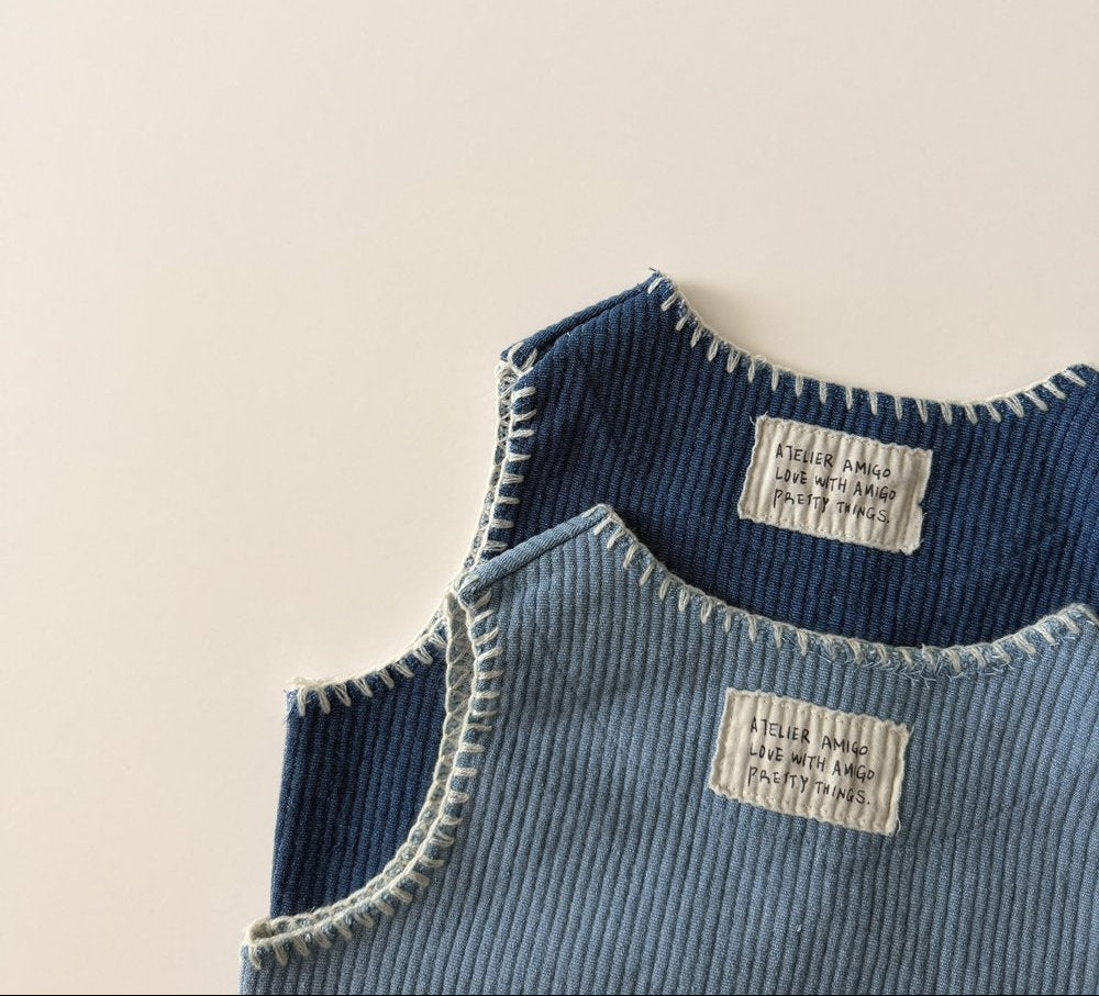 [KIDS] DENIM STYLE VEST