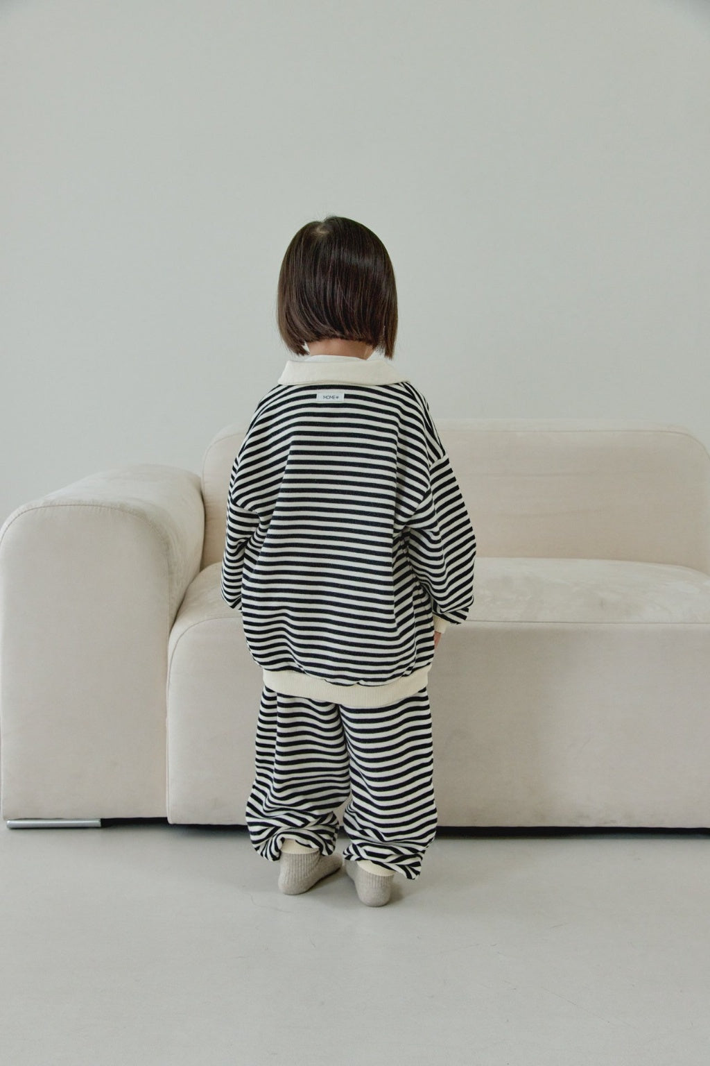 [KIDS] stripe sweatshirt