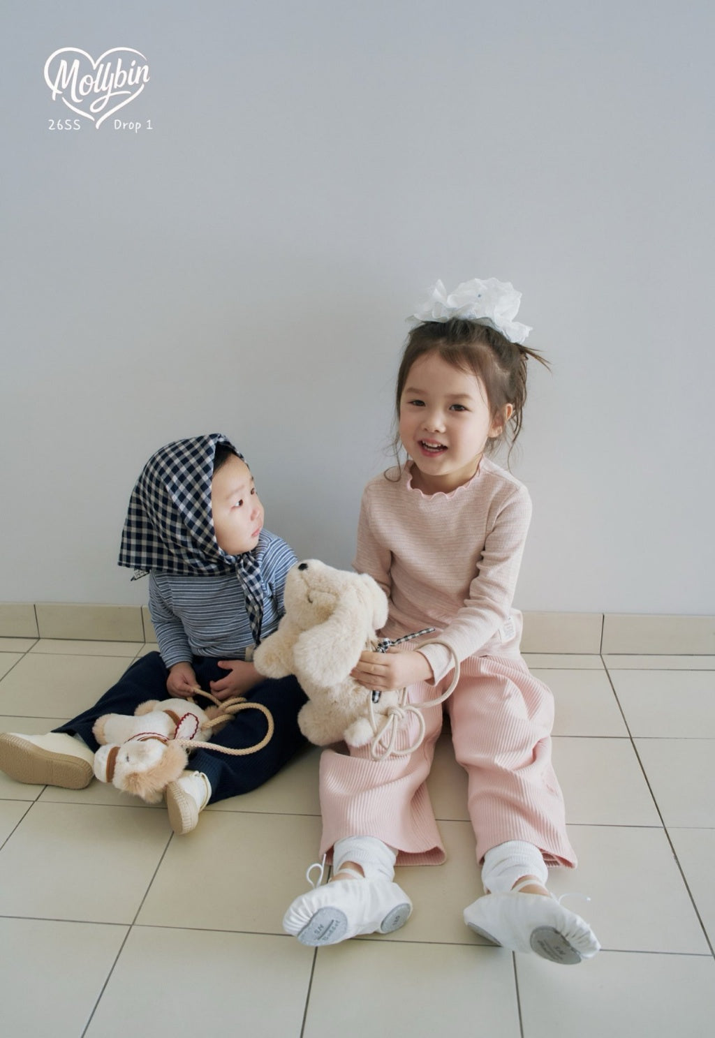 [KIDS] ribbed wide-leg pants