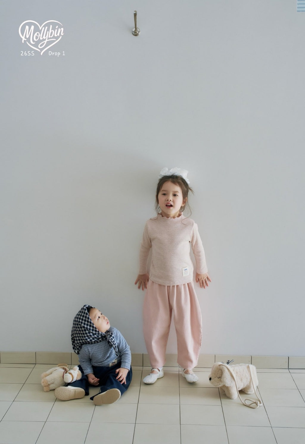 [KIDS] ribbed wide-leg pants