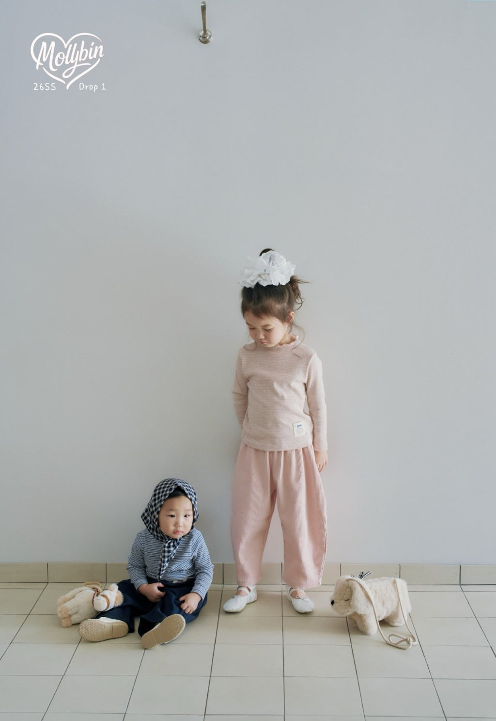 [KIDS] ribbed wide-leg pants