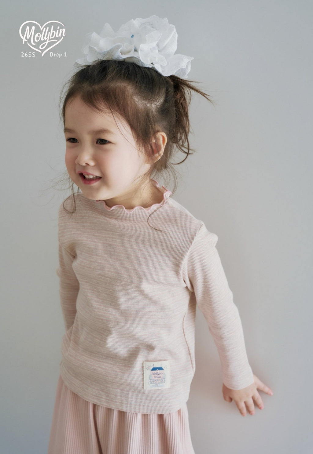 [KIDS] ribbed wide-leg pants