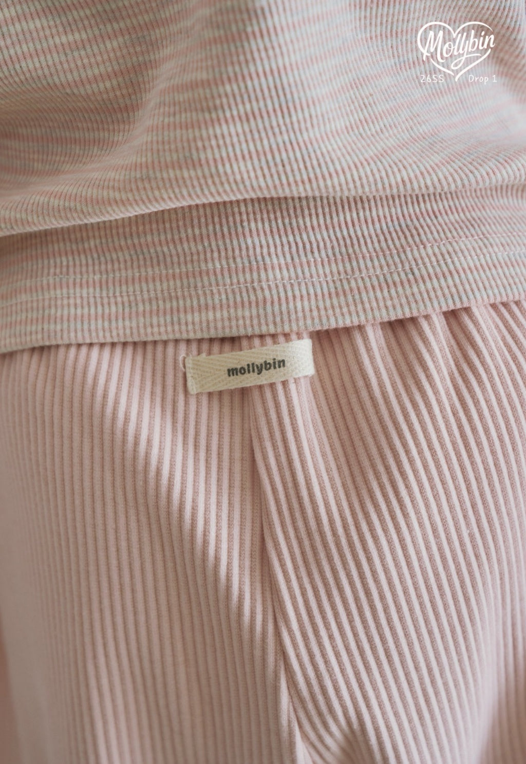 [KIDS] ribbed wide-leg pants