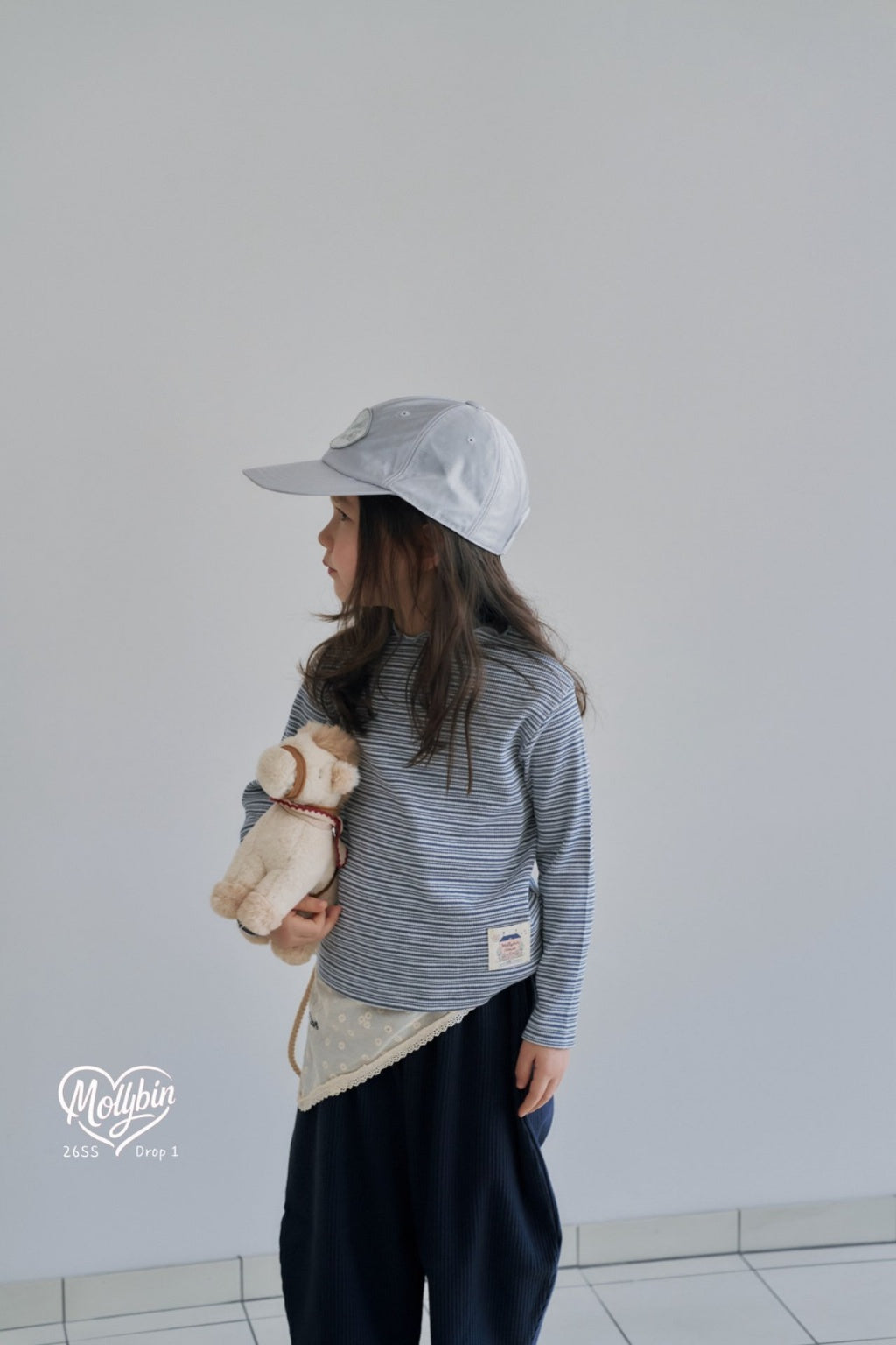 [KIDS] ribbed wide-leg pants