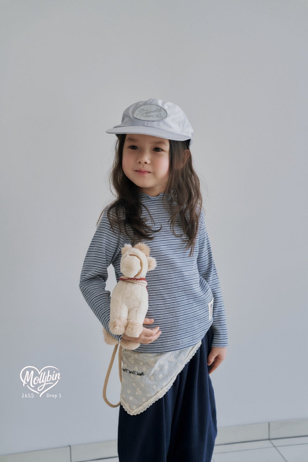 [KIDS] ribbed wide-leg pants