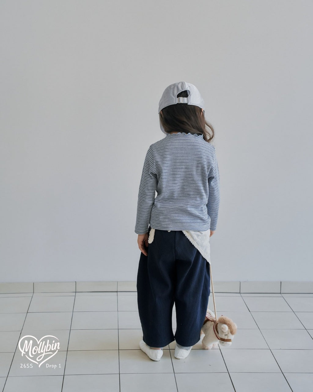 [KIDS] ribbed wide-leg pants