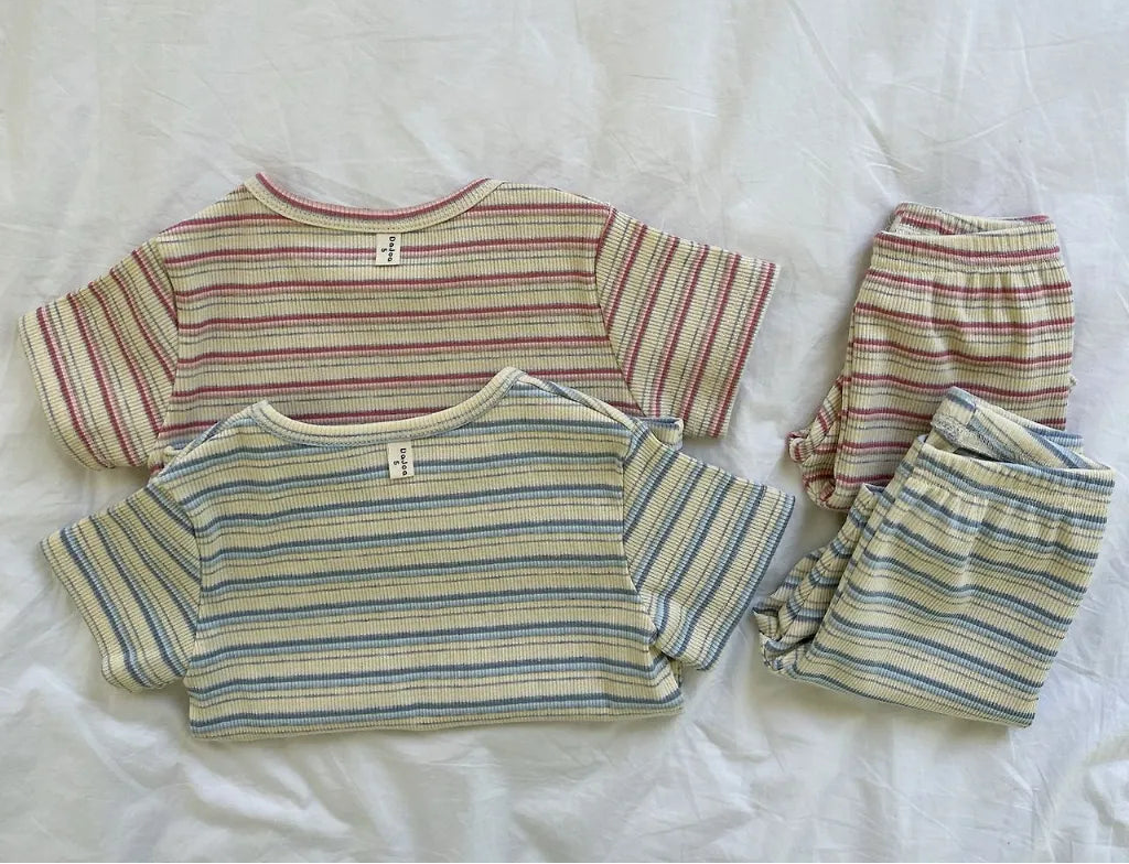 [KIDS] PAJAMA SET (STRIPE)