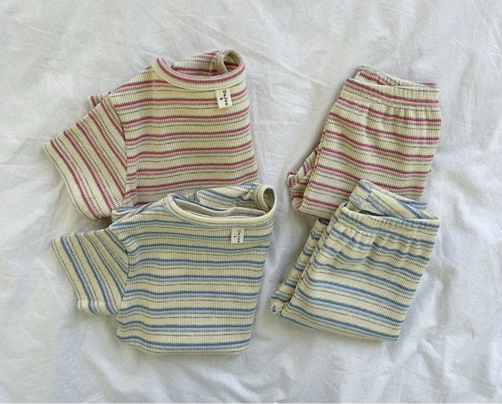 [KIDS] PAJAMA SET (STRIPE)