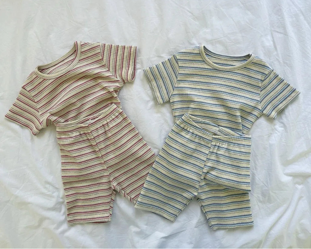 [KIDS] PAJAMA SET (STRIPE)
