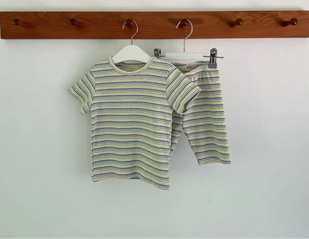 [KIDS] PAJAMA SET (STRIPE)