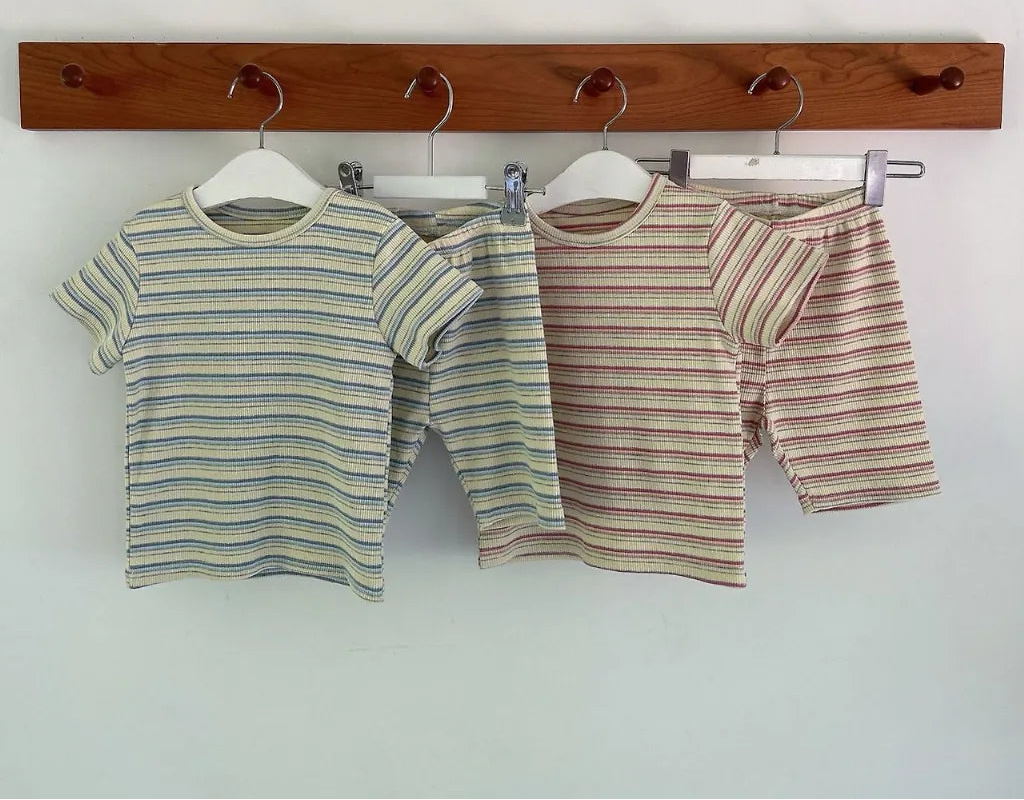 [KIDS] PAJAMA SET (STRIPE)