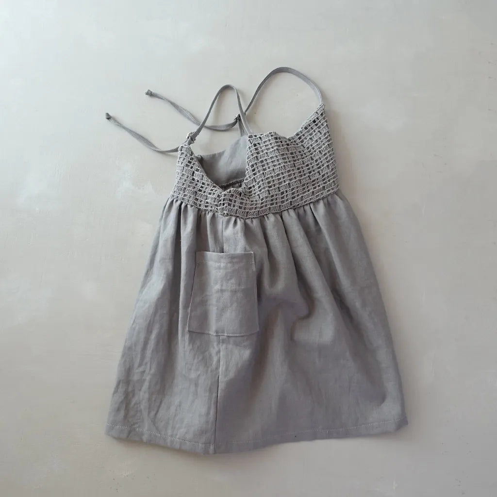 [KIDS] Crochet Pocket Sundress