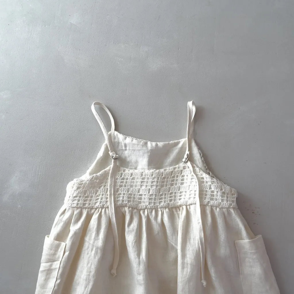 [KIDS] Crochet Pocket Sundress