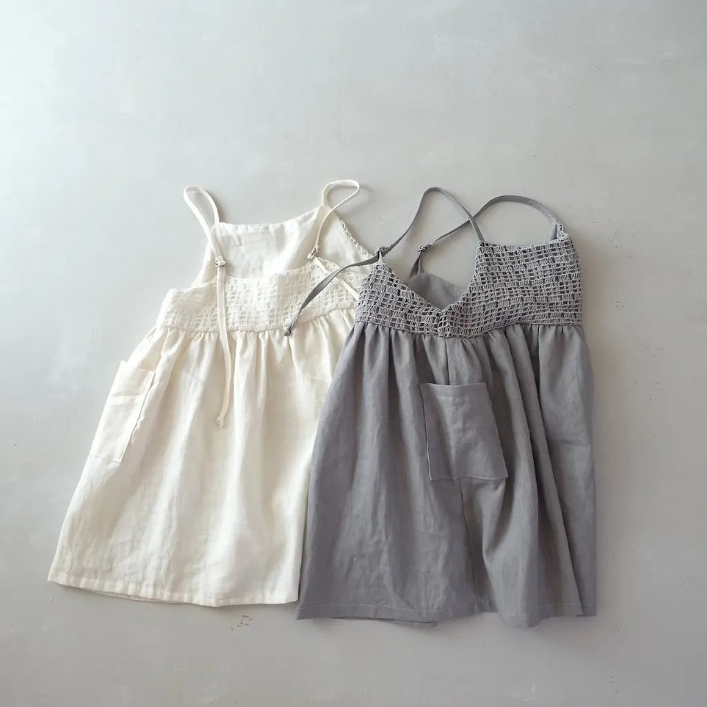 [KIDS] Crochet Pocket Sundress