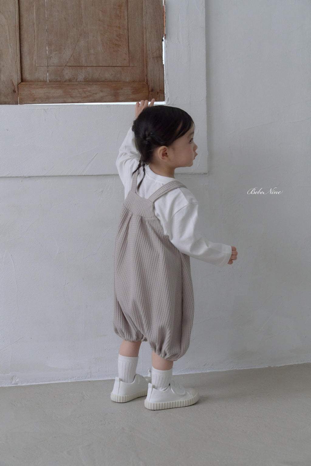 [BABY] Waffle Bubble Overalls