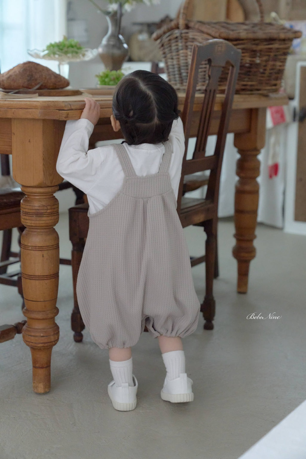 [BABY] Waffle Bubble Overalls