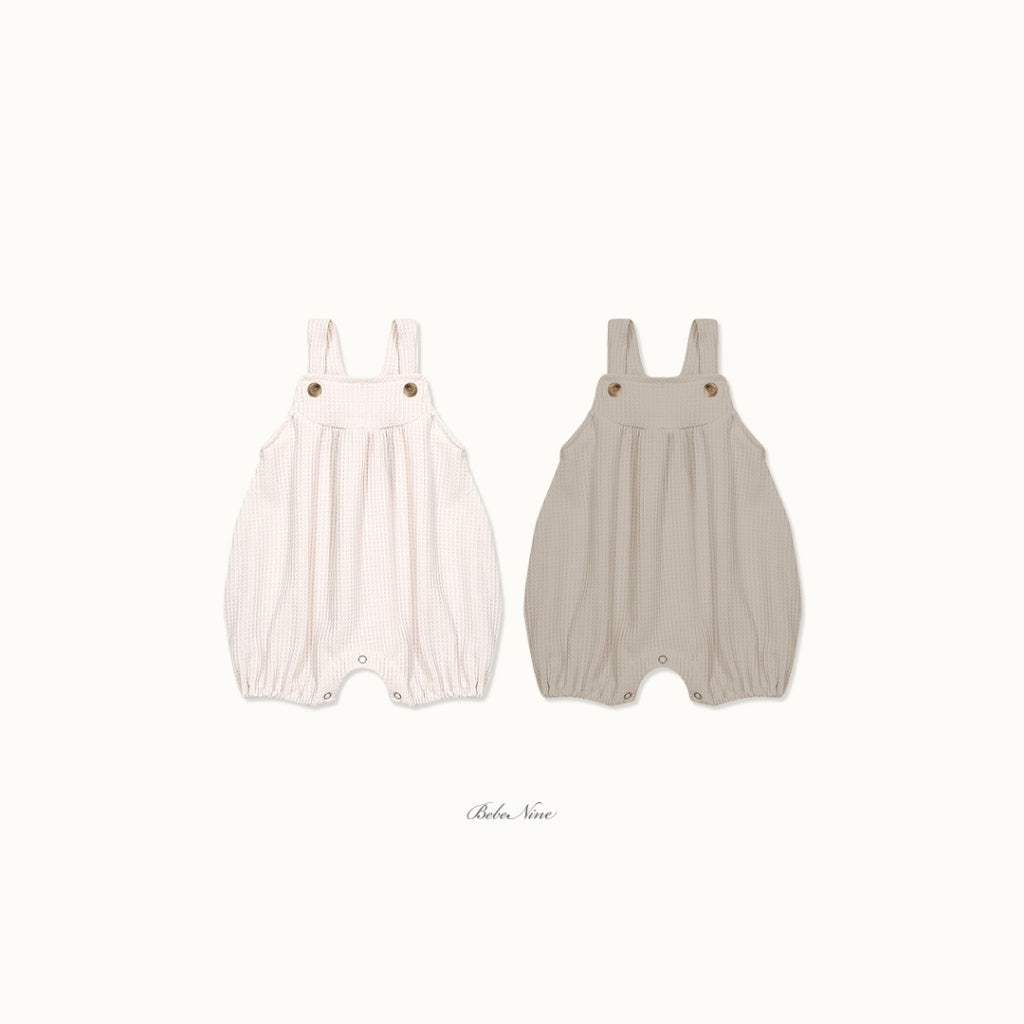 [BABY] Waffle Bubble Overalls