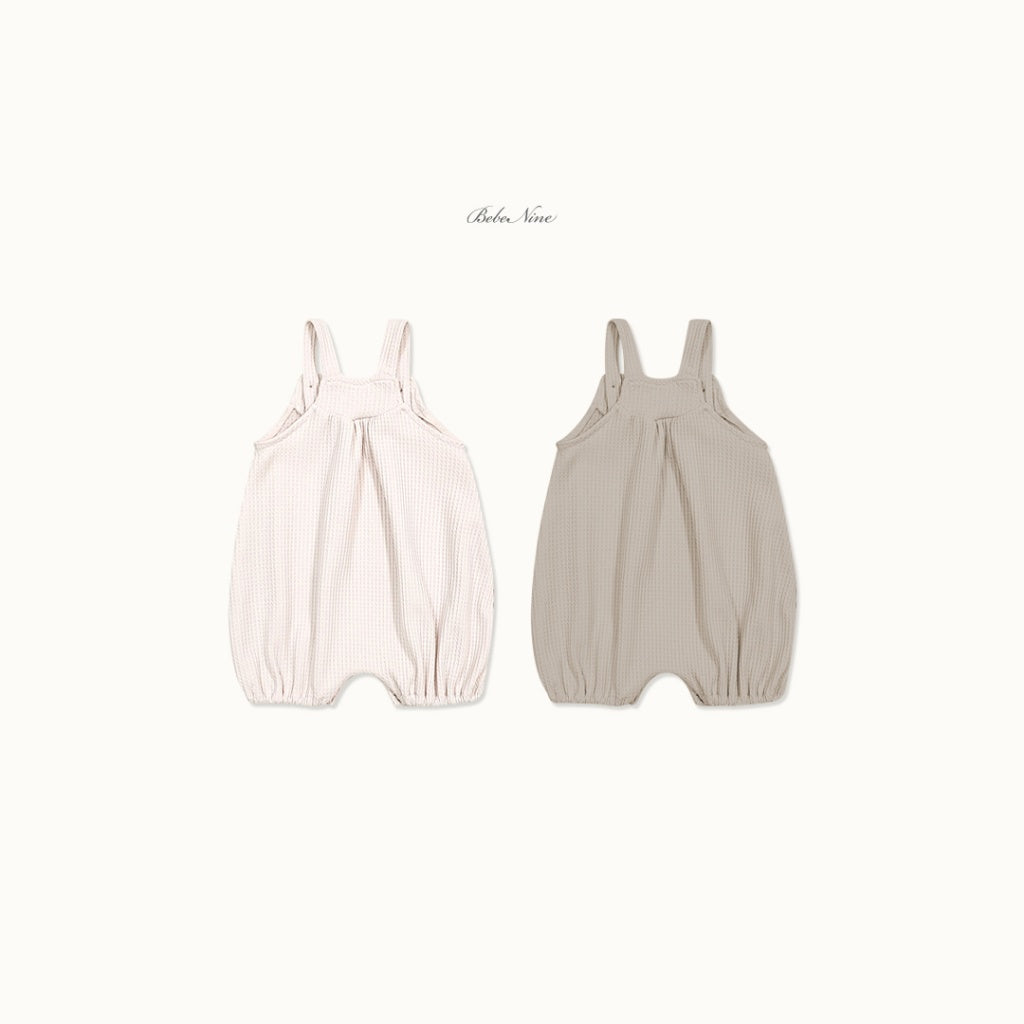 [BABY] Waffle Bubble Overalls