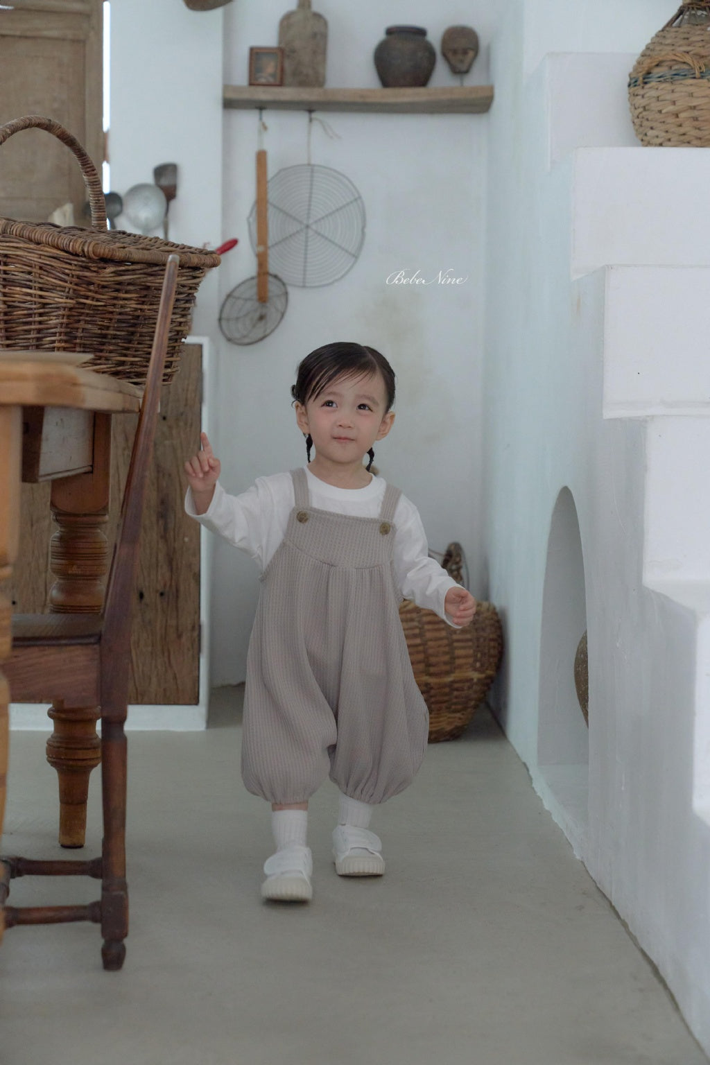 [BABY] Waffle Bubble Overalls