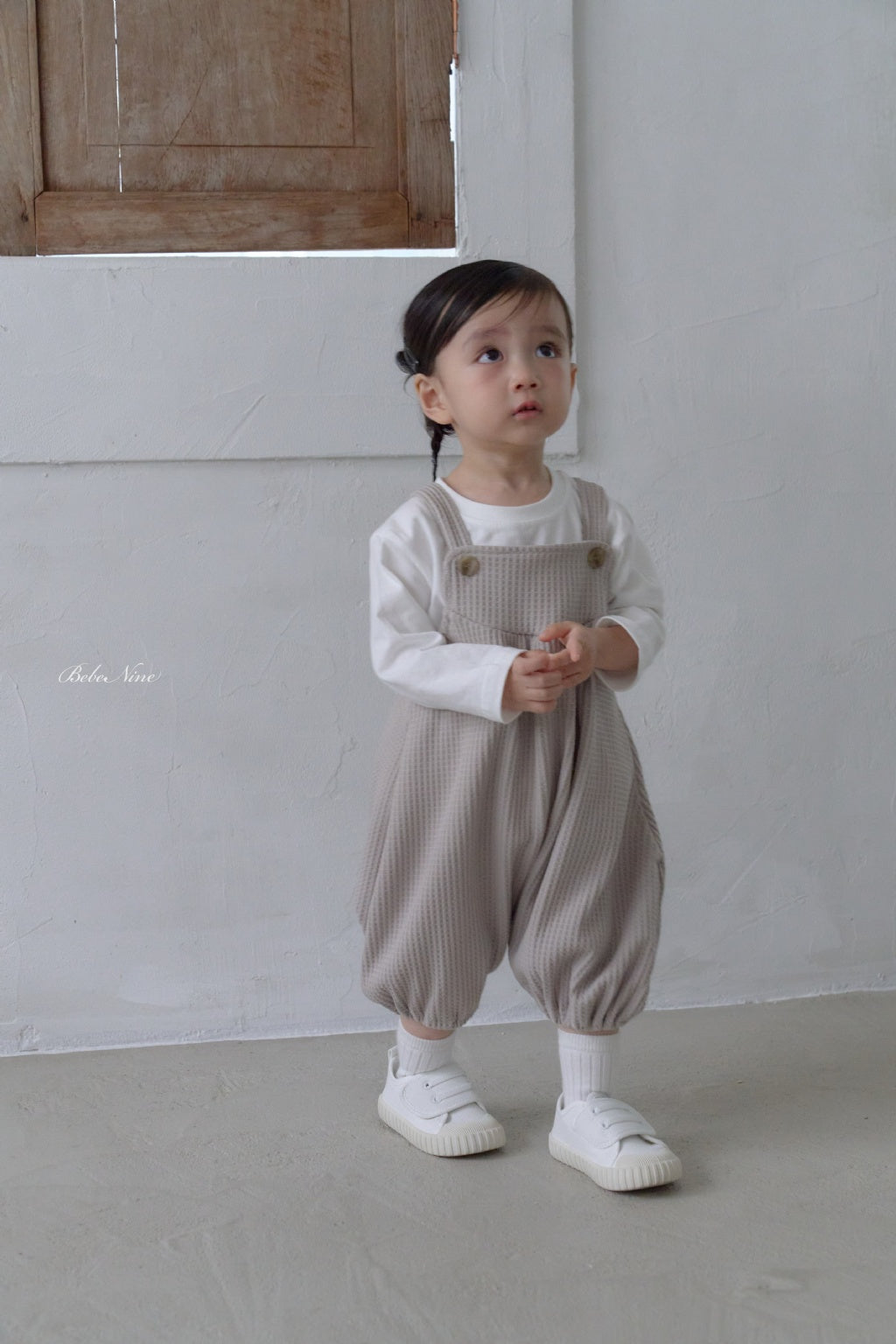 [BABY] Waffle Bubble Overalls