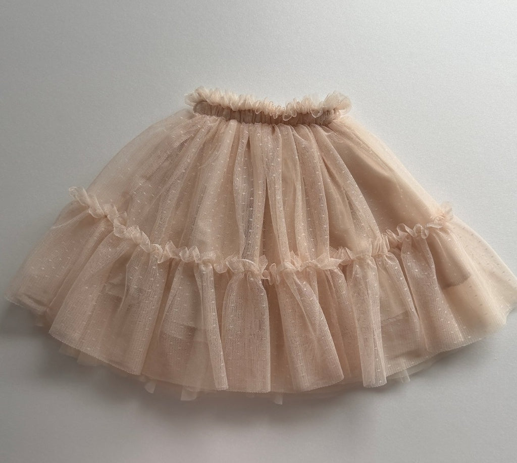 [kids] Layered Ruffle Tulle Skirt