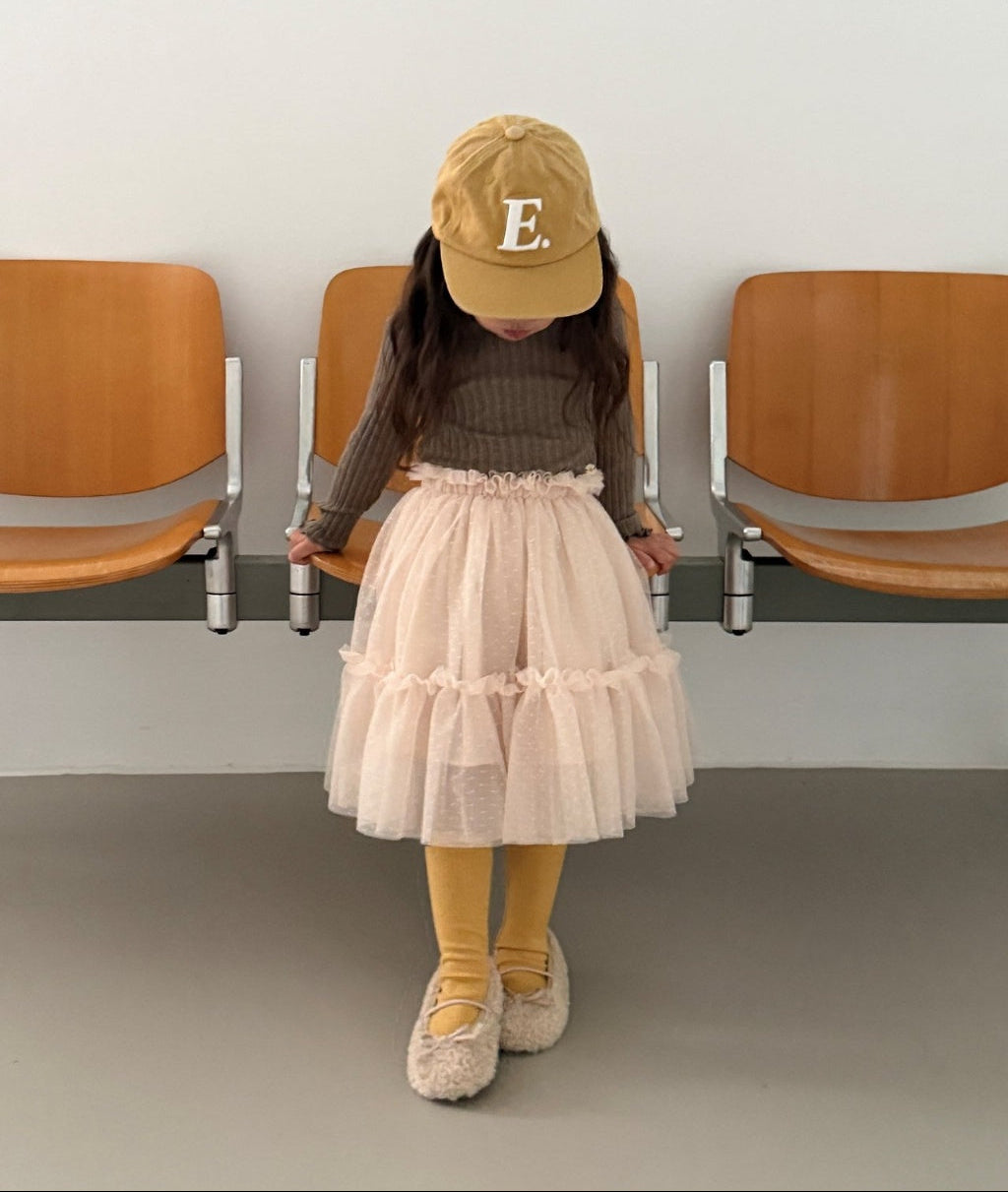 [kids] Layered Ruffle Tulle Skirt