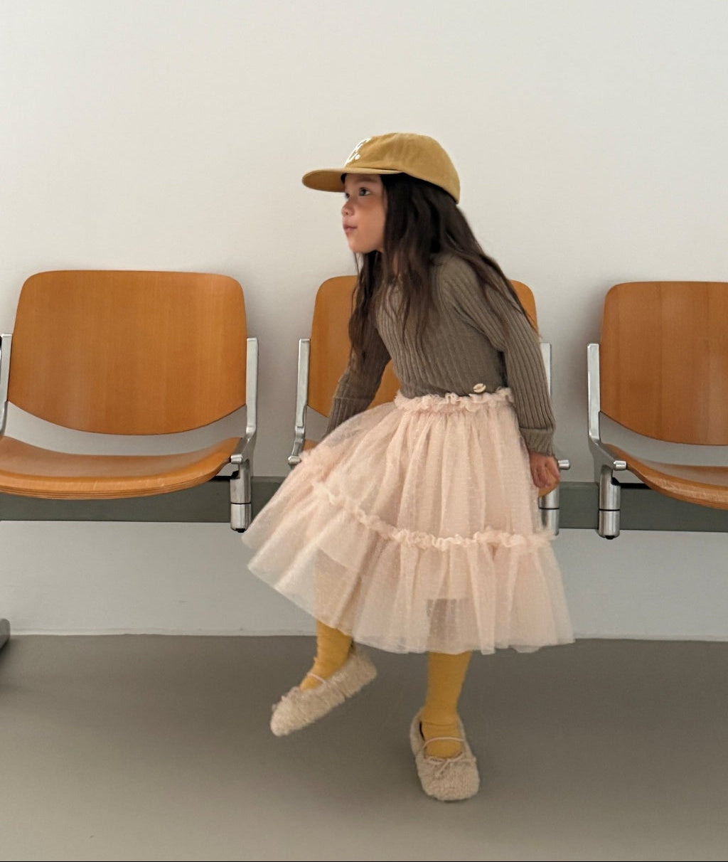 [kids] Layered Ruffle Tulle Skirt