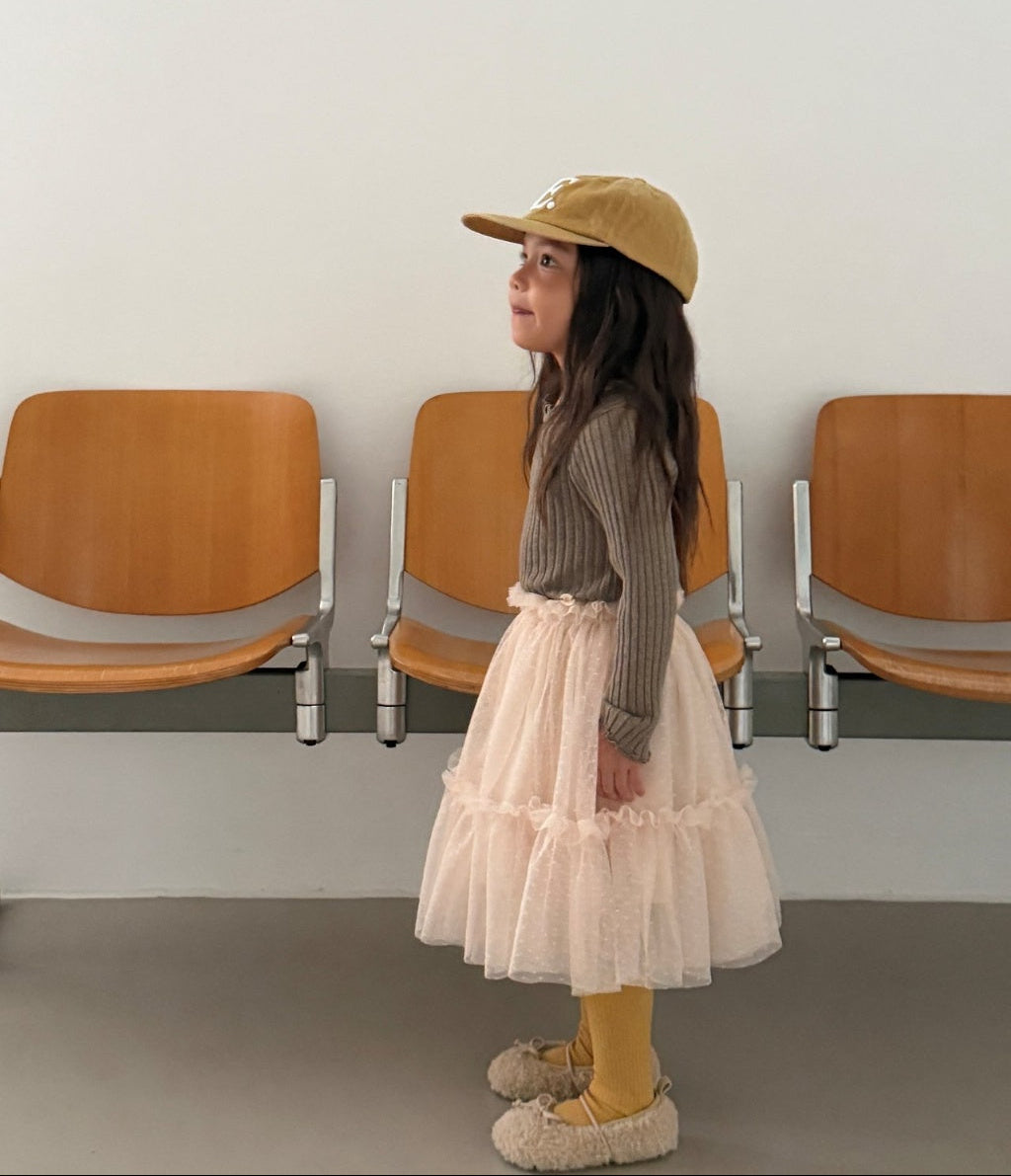 [kids] Layered Ruffle Tulle Skirt