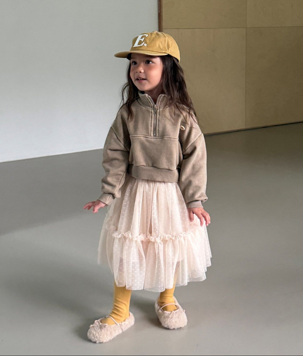 [kids] Layered Ruffle Tulle Skirt