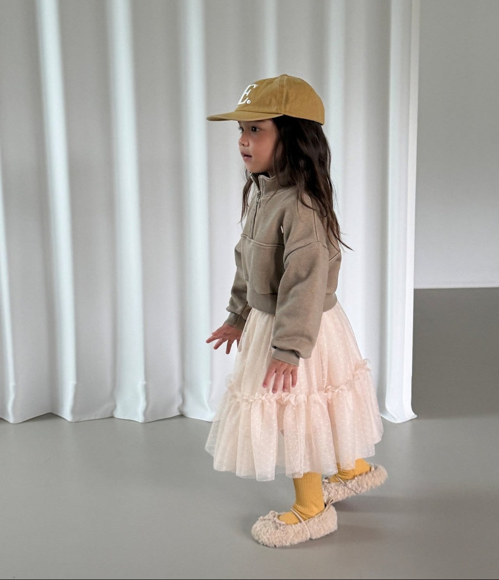[kids] Layered Ruffle Tulle Skirt